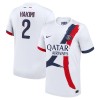 Maglia ufficiale Paris Saint Germain Achraf Hakimi 2 Trasferta 2024-25 per Uomo